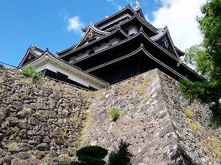 松江城 天守と石垣