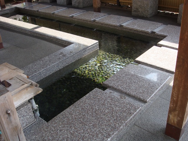 松江しんじ湖温泉の足湯