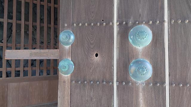 佐賀城 鯱の門（弾痕）05