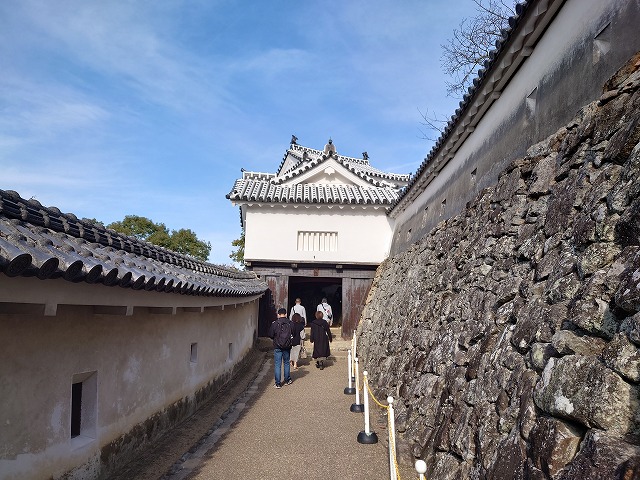 姫路城 にの門と東方下土塀