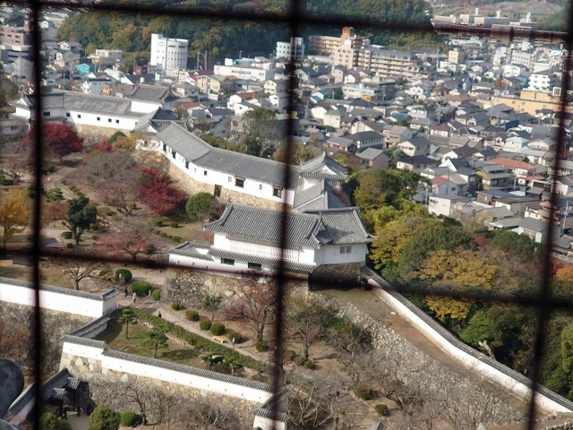 姫路城 大天守から見た西の丸の櫓群