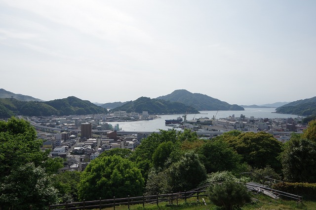 宇和島城 天守からの眺め