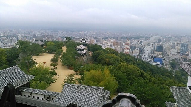 松山城 大天守からの眺望