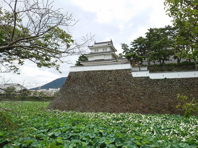 島原城 巽櫓(東堀通りから見た、遠景)