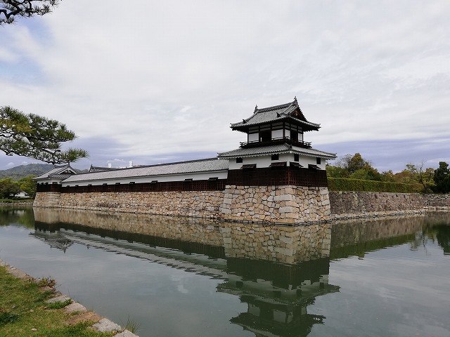 広島城 太鼓櫓(内堀東側から)