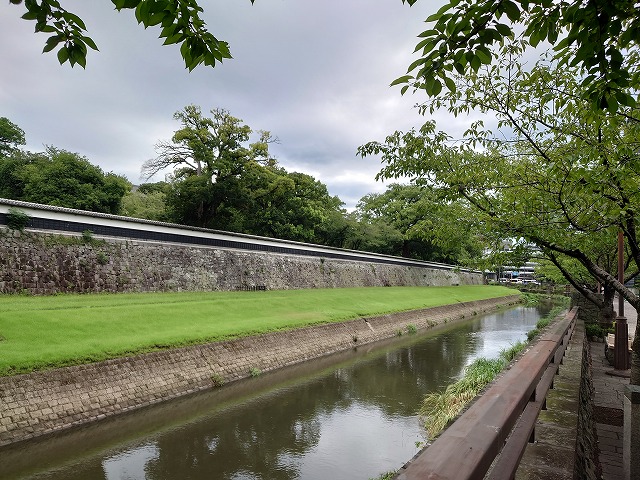 熊本城_長塀(熊本城入口から見た)