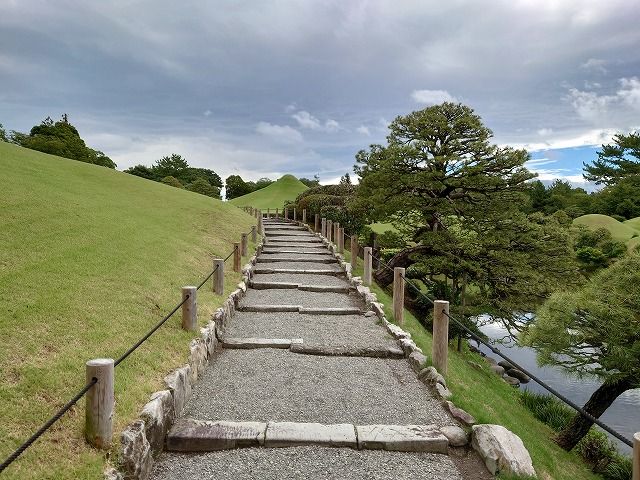 熊本城 水前寺公園、見返り坂