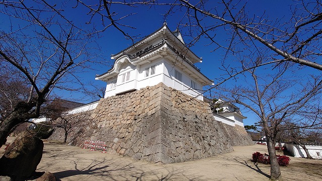 福山城 鏡櫓(本丸内部から見た)