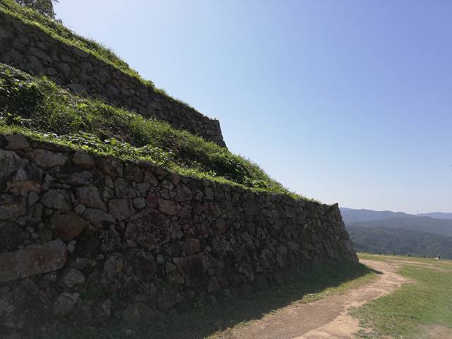 月山富田城 三ノ丸の石垣2