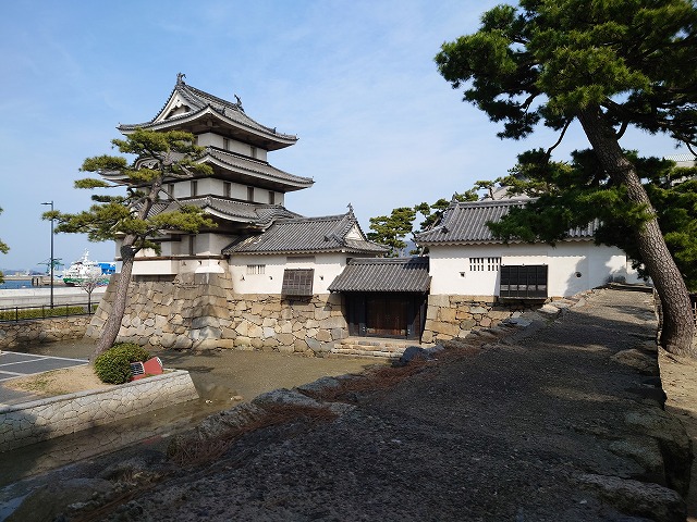 高松城 月見櫓水手御門と渡櫓