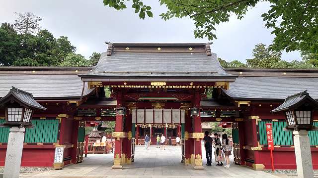 多賀城跡_鹽竈神社門・廻廊01