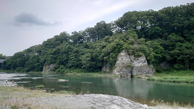 鉢形城_全景（玉淀公園から見た）01