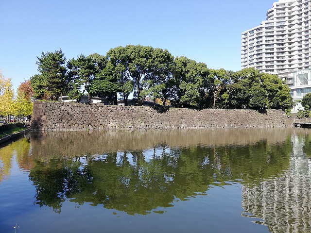 江戸城 西の丸の石垣