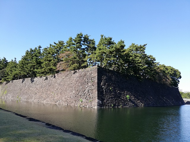 江戸城 西の丸の石垣