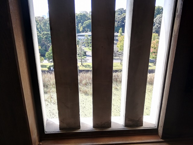 江戸城 富士見多聞から見た吹上御所と紅葉山