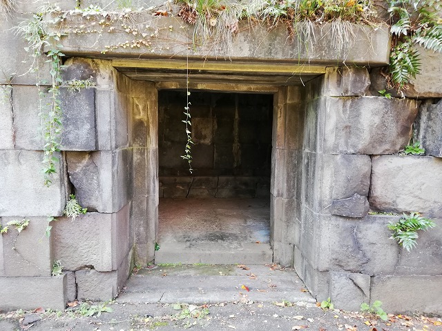 江戸城 天守台内の石段