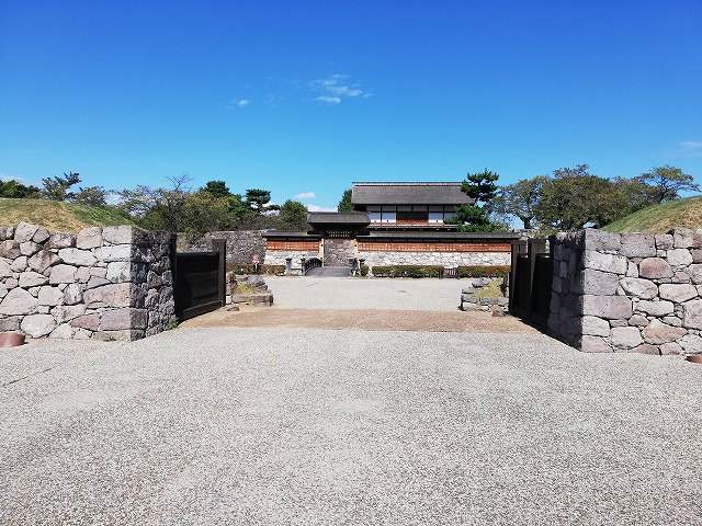 松代城 二の丸南門からの眺め
