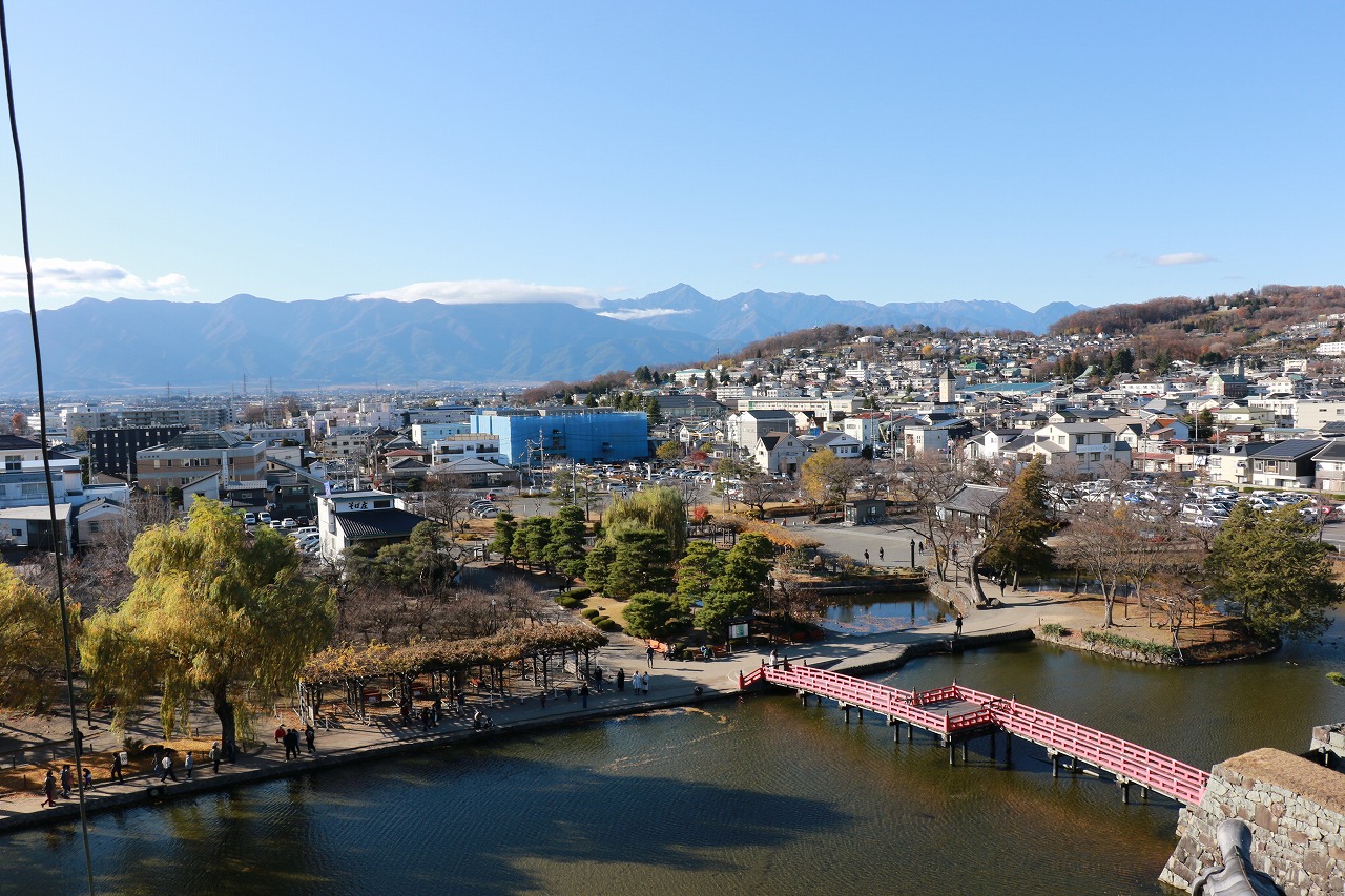 松本城 大天守からの眺望
