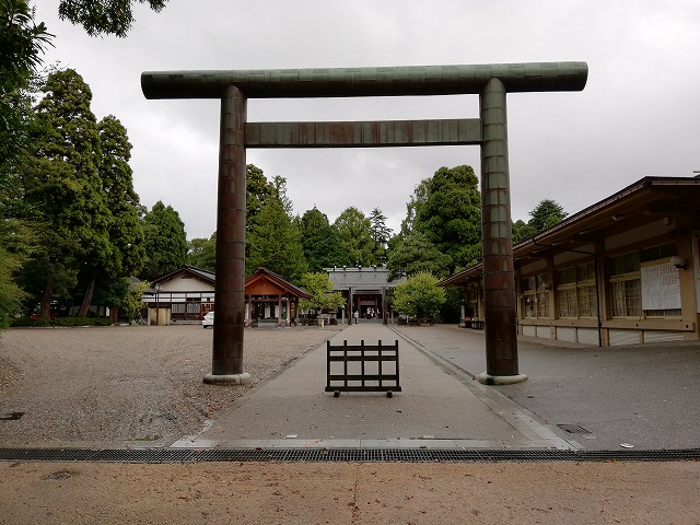 高岡城 本丸の射水神社