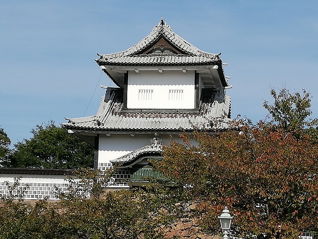 金沢城 石川門の二重櫓(正面左側)