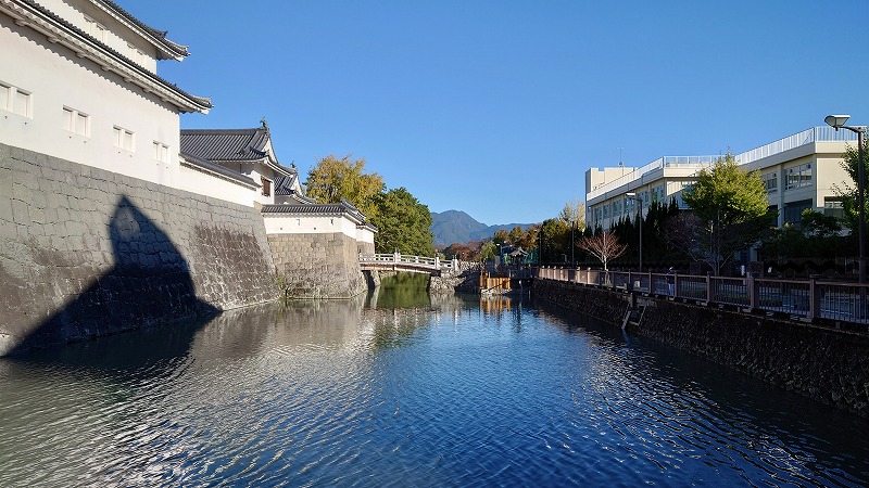 駿府城 旧本丸の水堀跡