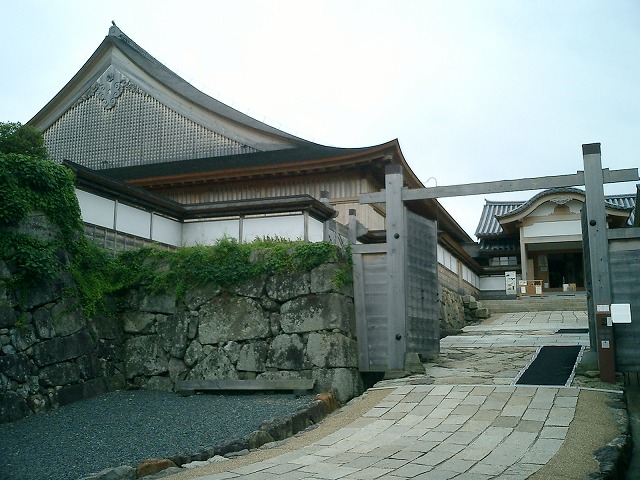 篠山城 二の丸入口と大書院