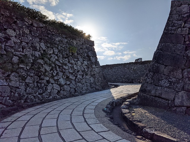 篠山城 二の丸大手口の虎口