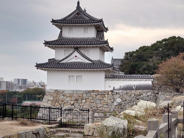 明石城 巽櫓(二ノ丸から見た)