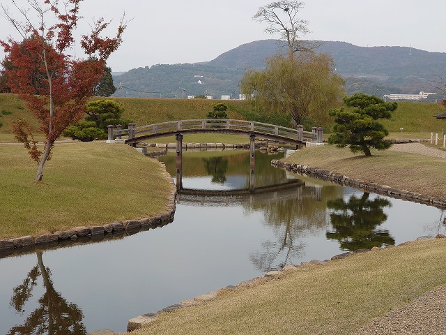 赤穂城 二之丸庭園(西仕切門付近の眺め