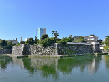 府内城_内堀、石垣と人質櫓01