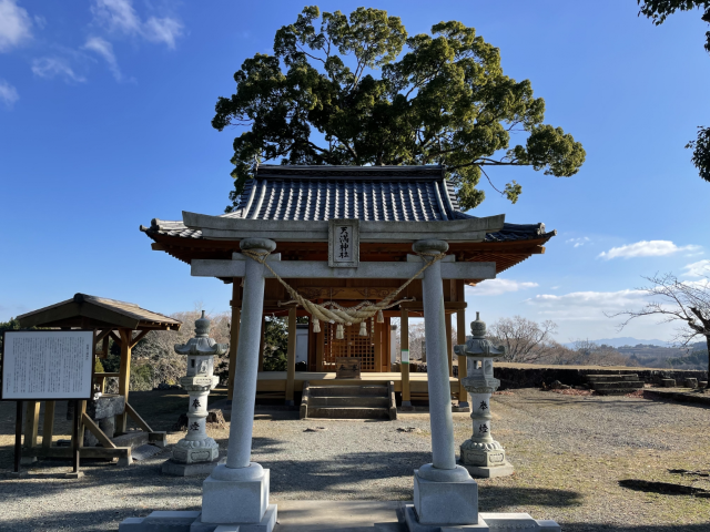岡城_天満神社(本丸跡)01