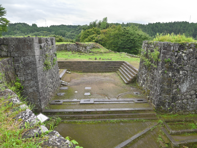 岡城_大手門跡01