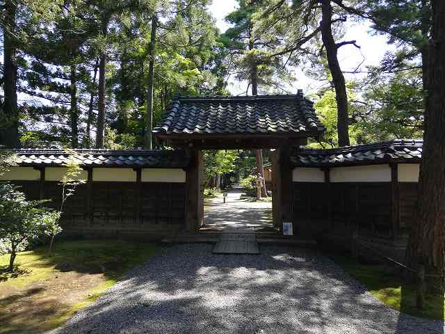 新発田城 清水園 入口