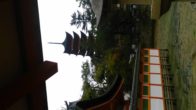 厳島神社 五重塔