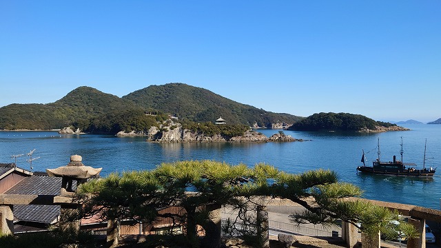 福山城_鞆の浦_対潮楼からの眺め11