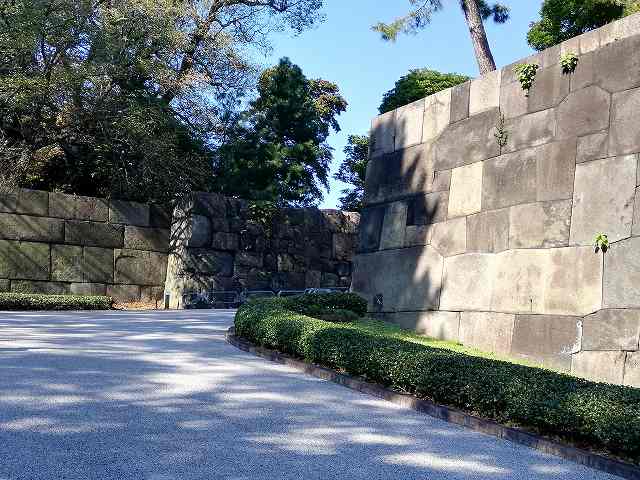 江戸城 本丸 中雀門跡