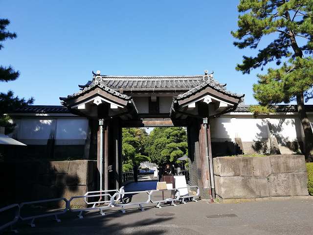 江戸城 北桔橋門(本丸から見た)