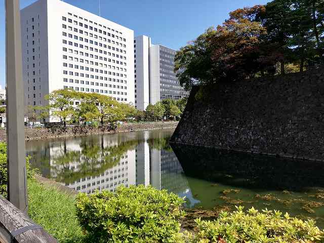 江戸城 北の丸 清水濠