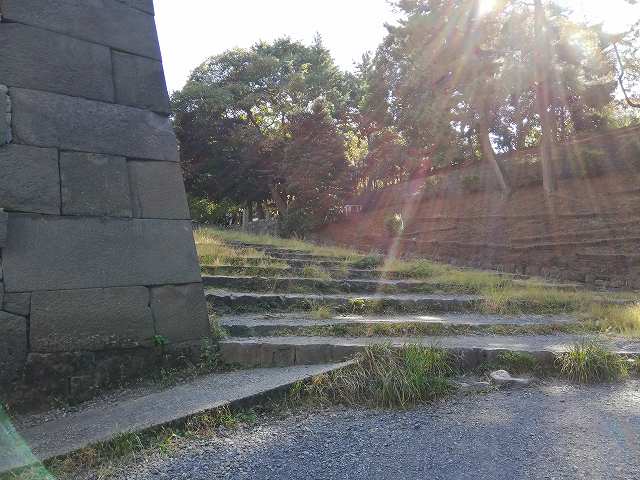 江戸城 清水門からの登城石段