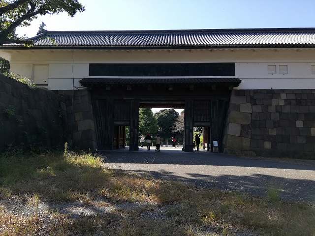 江戸城 田安門(虎口から見た)