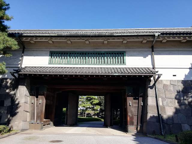 江戸城 平川門(虎口内部からみた)